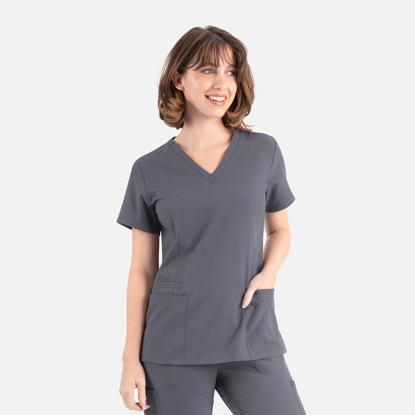Maevn Momentum 5001 Womens Double V-Neck Top — Clearance