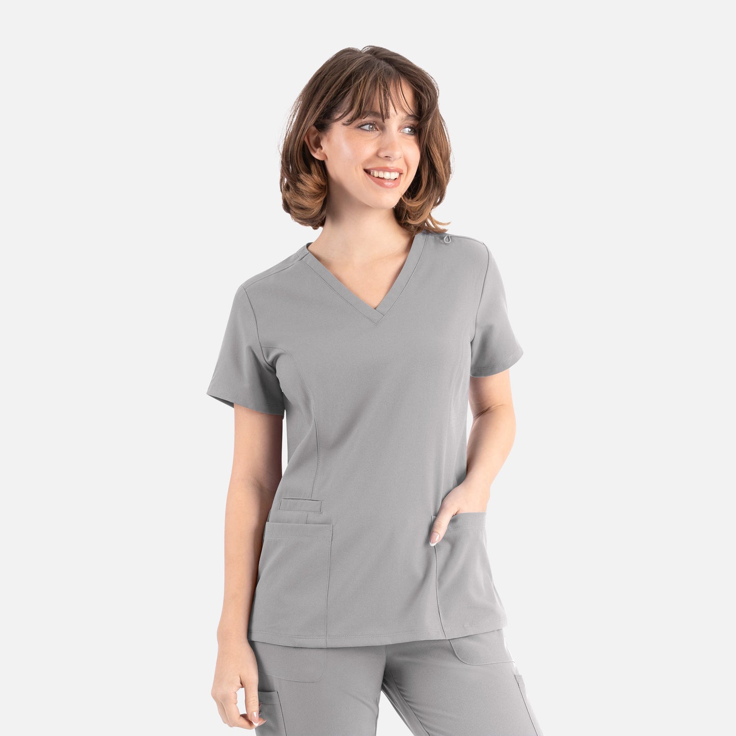 Maevn Momentum 5001 Womens Double V-Neck Top — Clearance