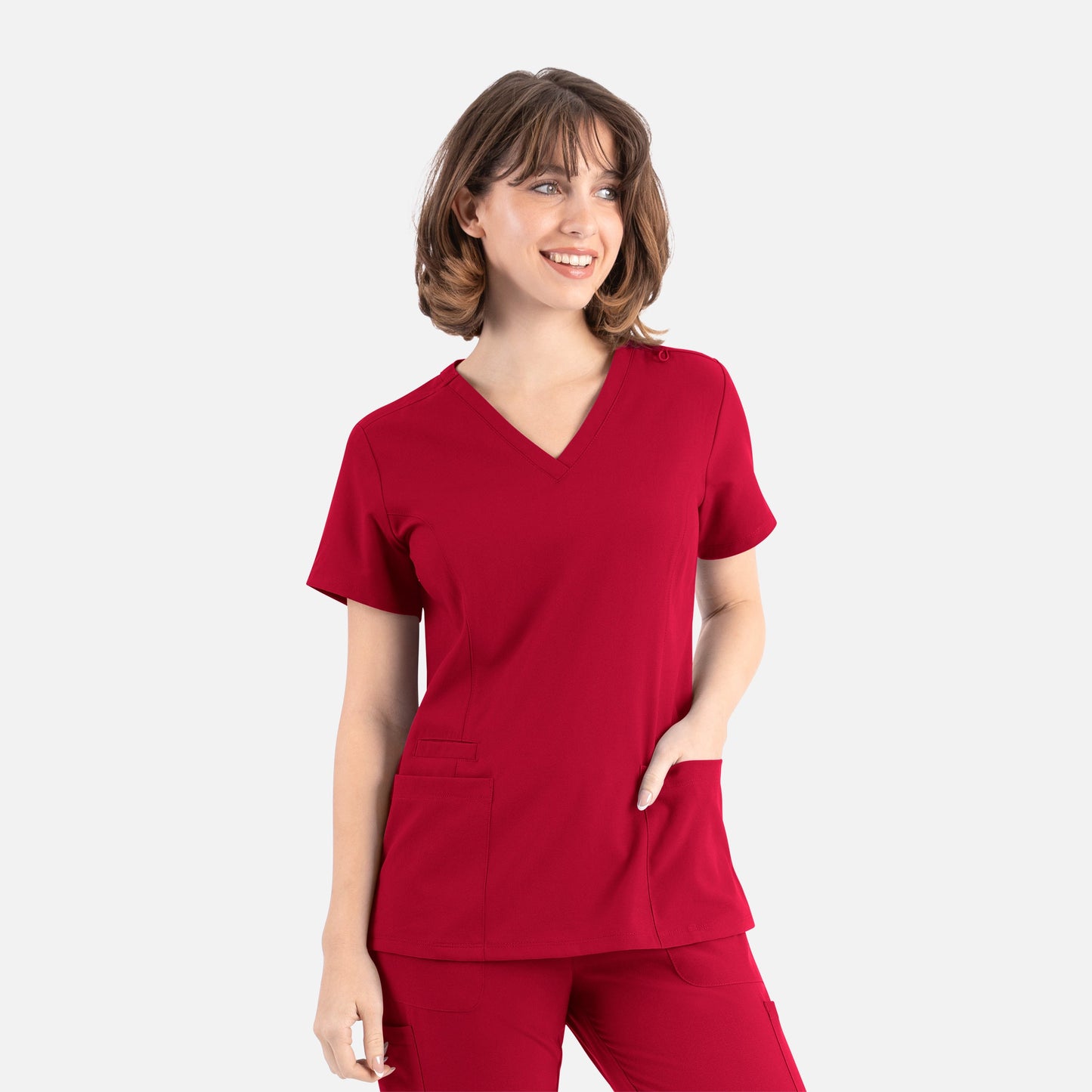 Maevn Momentum 5001 Womens Double V-Neck Top — Clearance