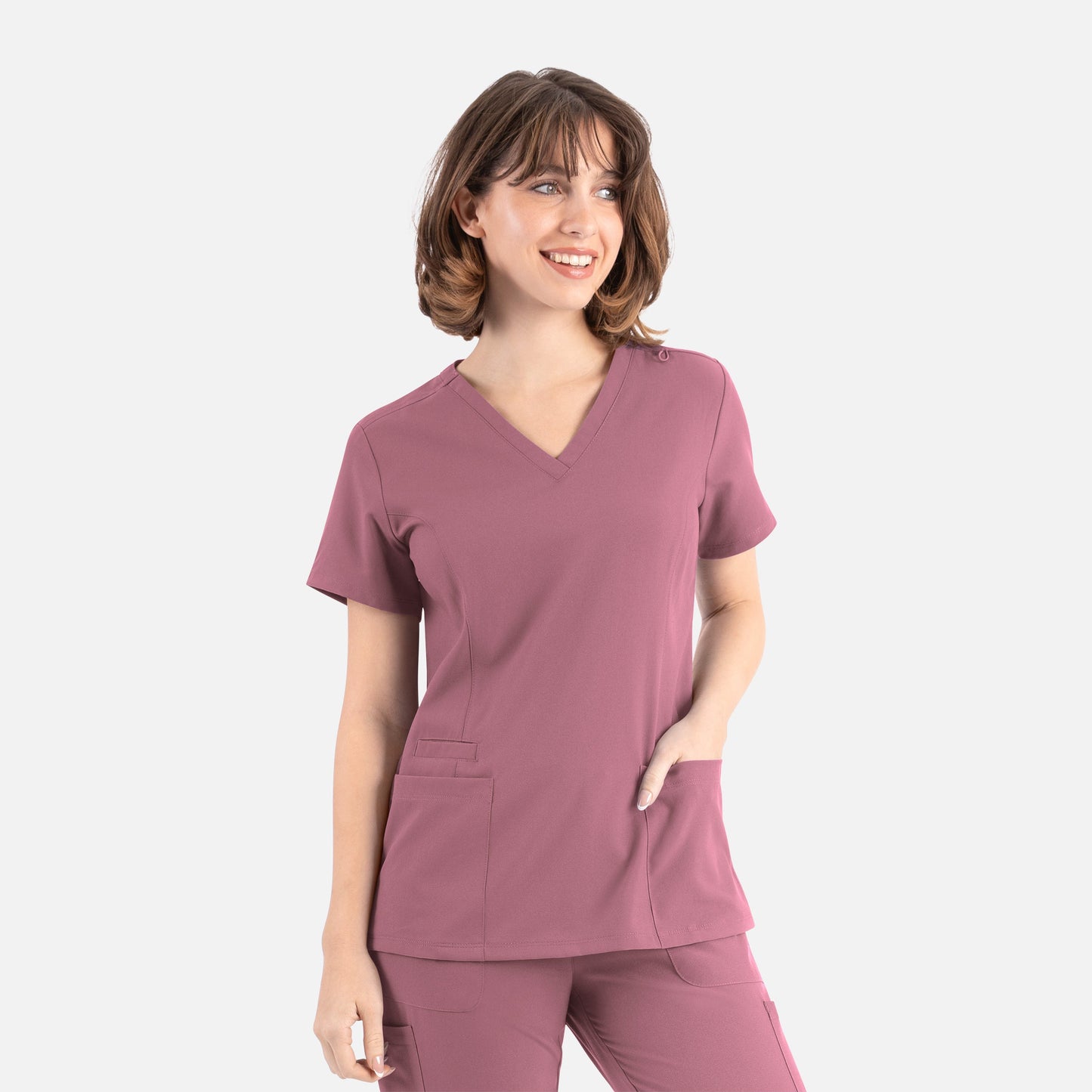 Maevn Momentum 5001 Womens Double V-Neck Top — Clearance