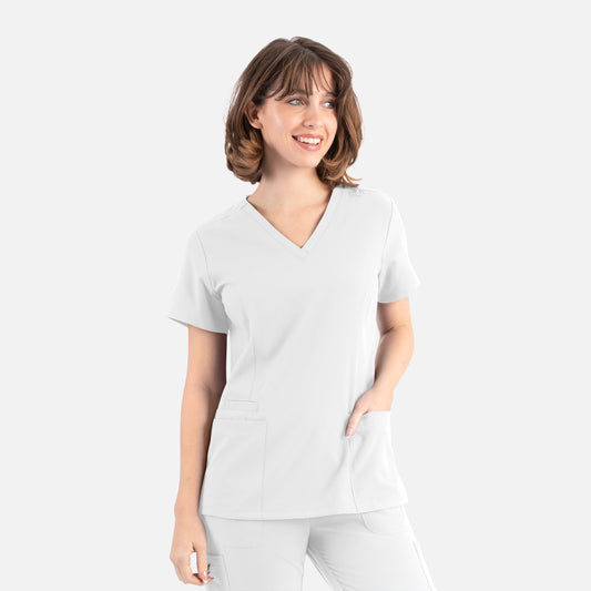 Maevn Momentum 5001 Womens Double V-Neck Top