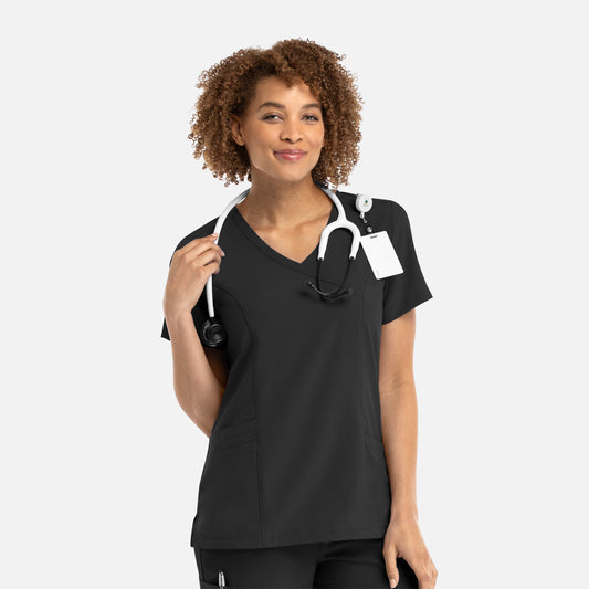 Maevn Momentum 5002 Women's Mock Wrap Top — Clearance