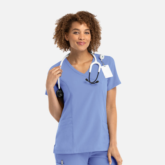 Maevn Momentum 5002 Women's Mock Wrap Top