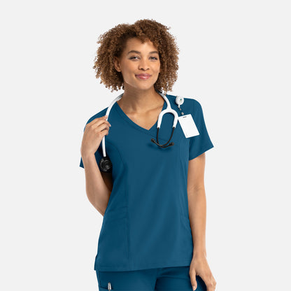 Maevn Momentum 5002 Women's Mock Wrap Top — Clearance