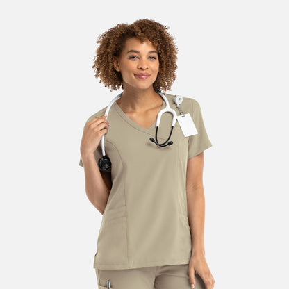 Maevn Momentum 5002 Women's Mock Wrap Top — Clearance