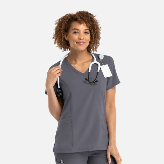 Maevn Momentum 5002 Women's Mock Wrap Top