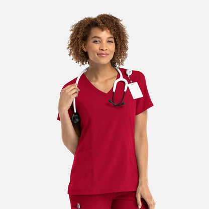 Maevn Momentum 5002 Women's Mock Wrap Top — Clearance