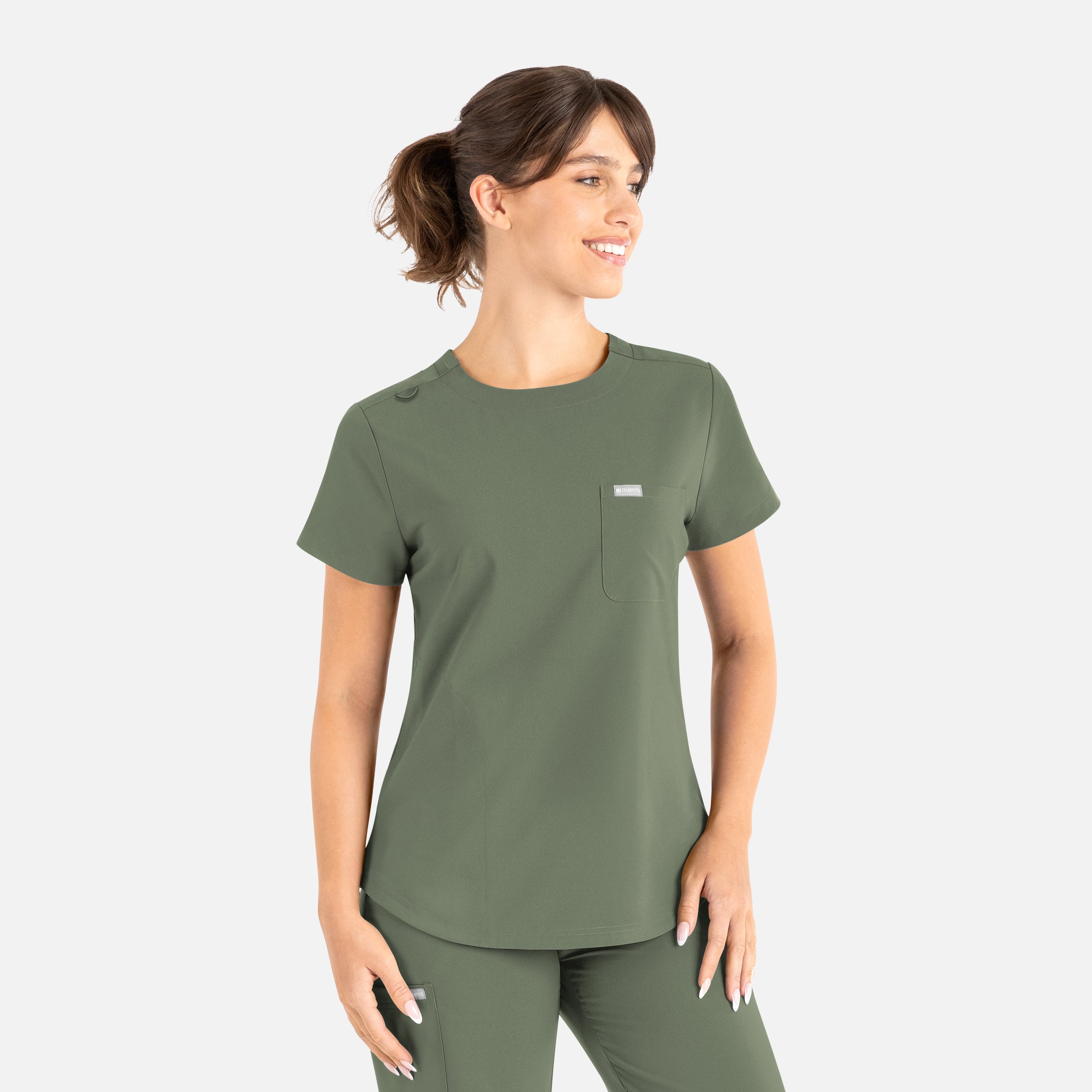 Maevn Momentum 5005 Women's Tuckable Round Neck Top – The Uniform