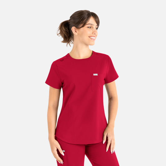 PRE-ORDER - Maevn Momentum 5005 Women's Tuckable Round Neck Top