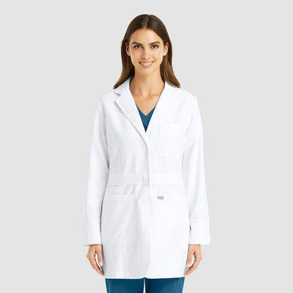 Maevn Momentum Lab Coats 5072 Women's Mid Length Lab Coat