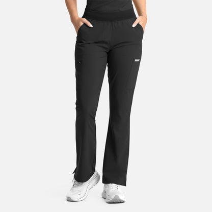 Maevn Momentum 5093 Women's Full Elastic Band Flare Leg Pant — Clearance