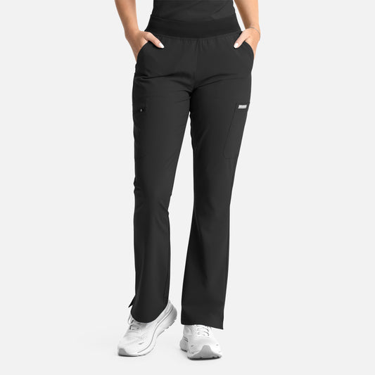Maevn Momentum 5093 Women's Full Elastic Band Flare Leg Pant — Clearance
