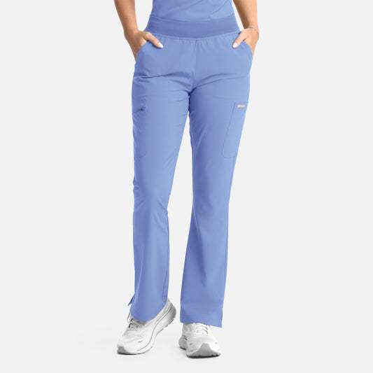 Maevn Momentum 5093 Women's Yoga Band Flare Leg Pant