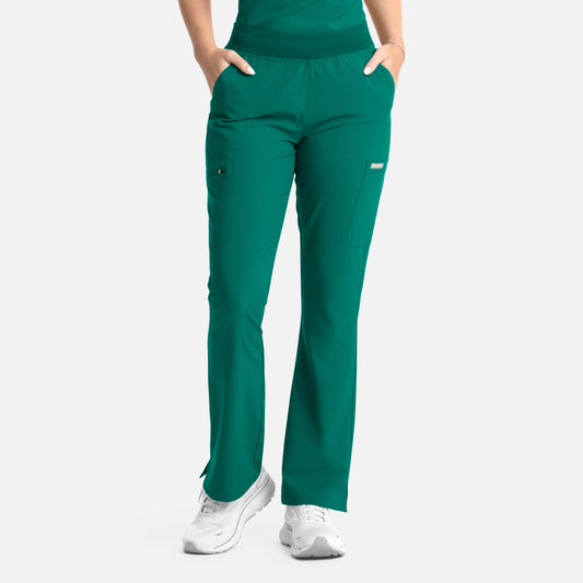 Maevn Momentum 5093 Women's Yoga Band Flare Leg Pant