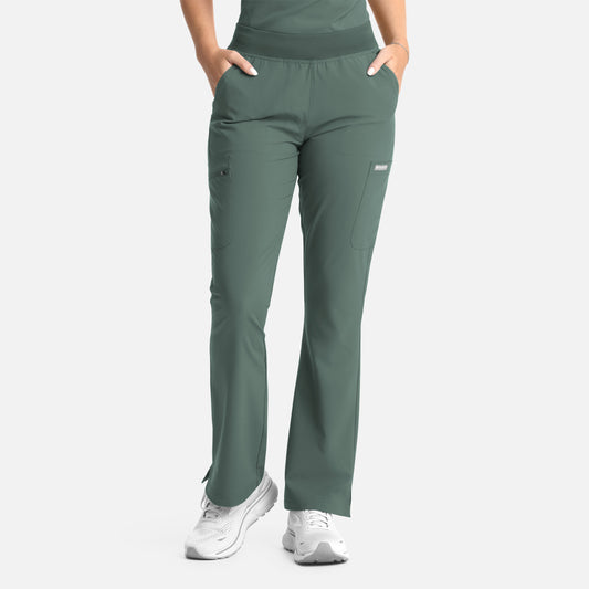 Maevn Momentum 5093 Women's Full Elastic Band Flare Leg Pant