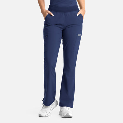 Maevn Momentum 5093 Women's Full Elastic Band Flare Leg Pant — Clearance
