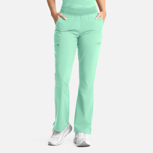 Maevn Momentum 5093 Women's Full Elastic Band Flare Leg Pant