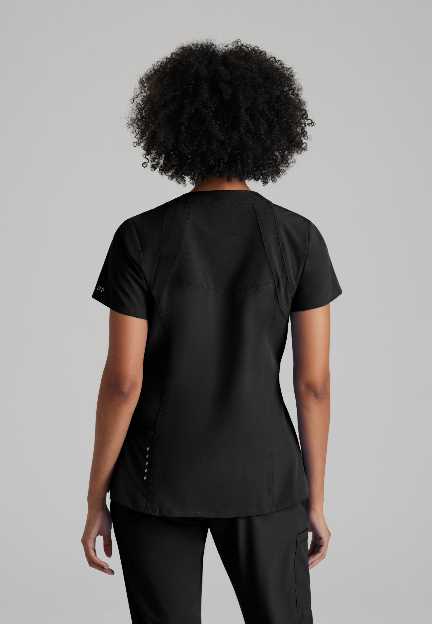 Barco One 5105 Racer 4-Pocket V-Neck Scrub Top