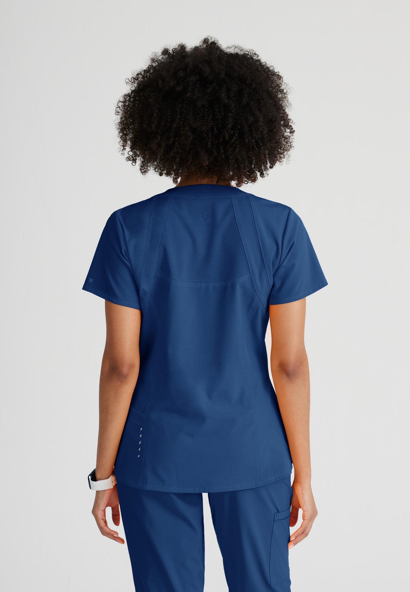 Barco One 5105 Racer 4-Pocket V-Neck Scrub Top