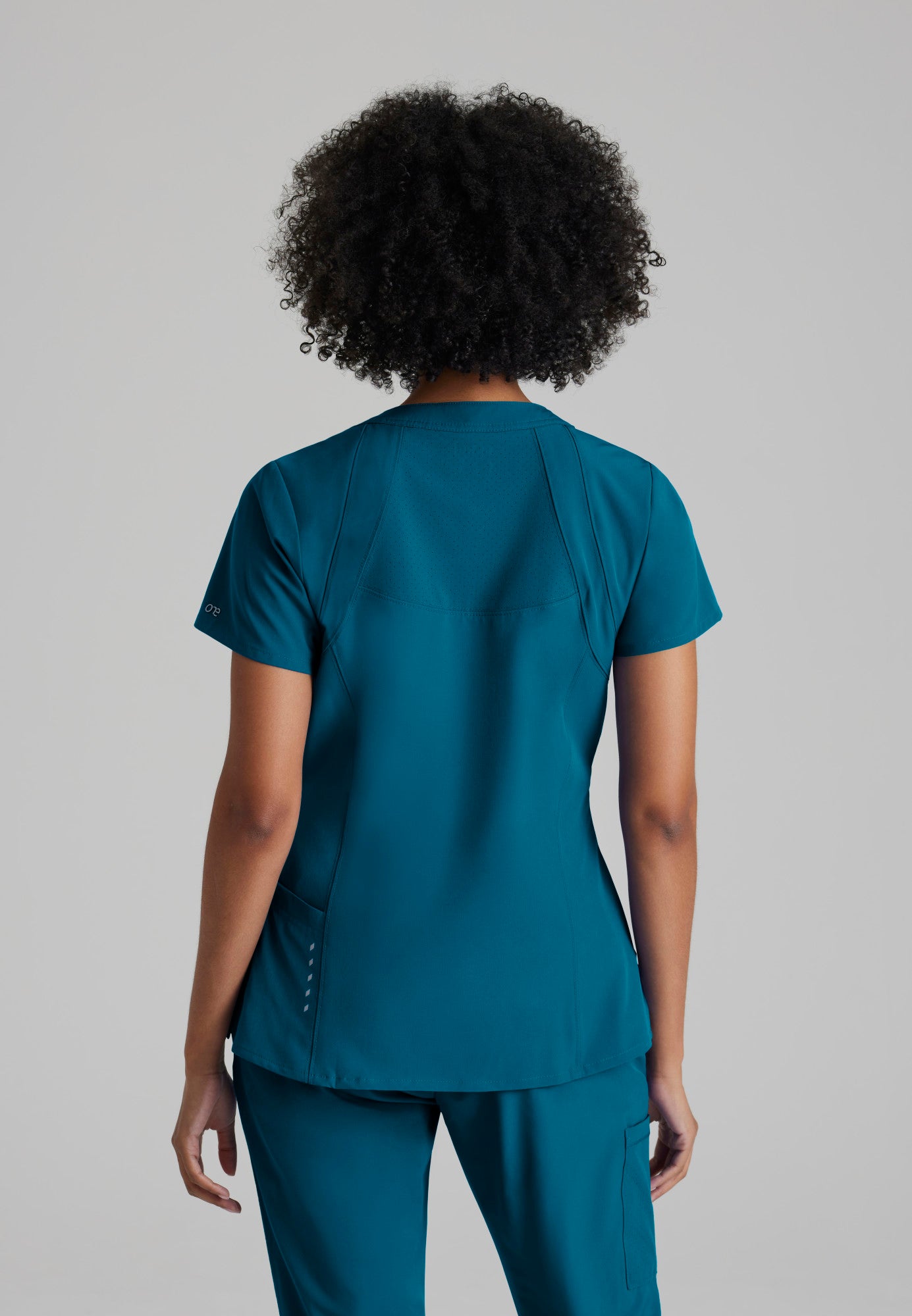 Barco One 5105 Racer 4-Pocket V-Neck Scrub Top