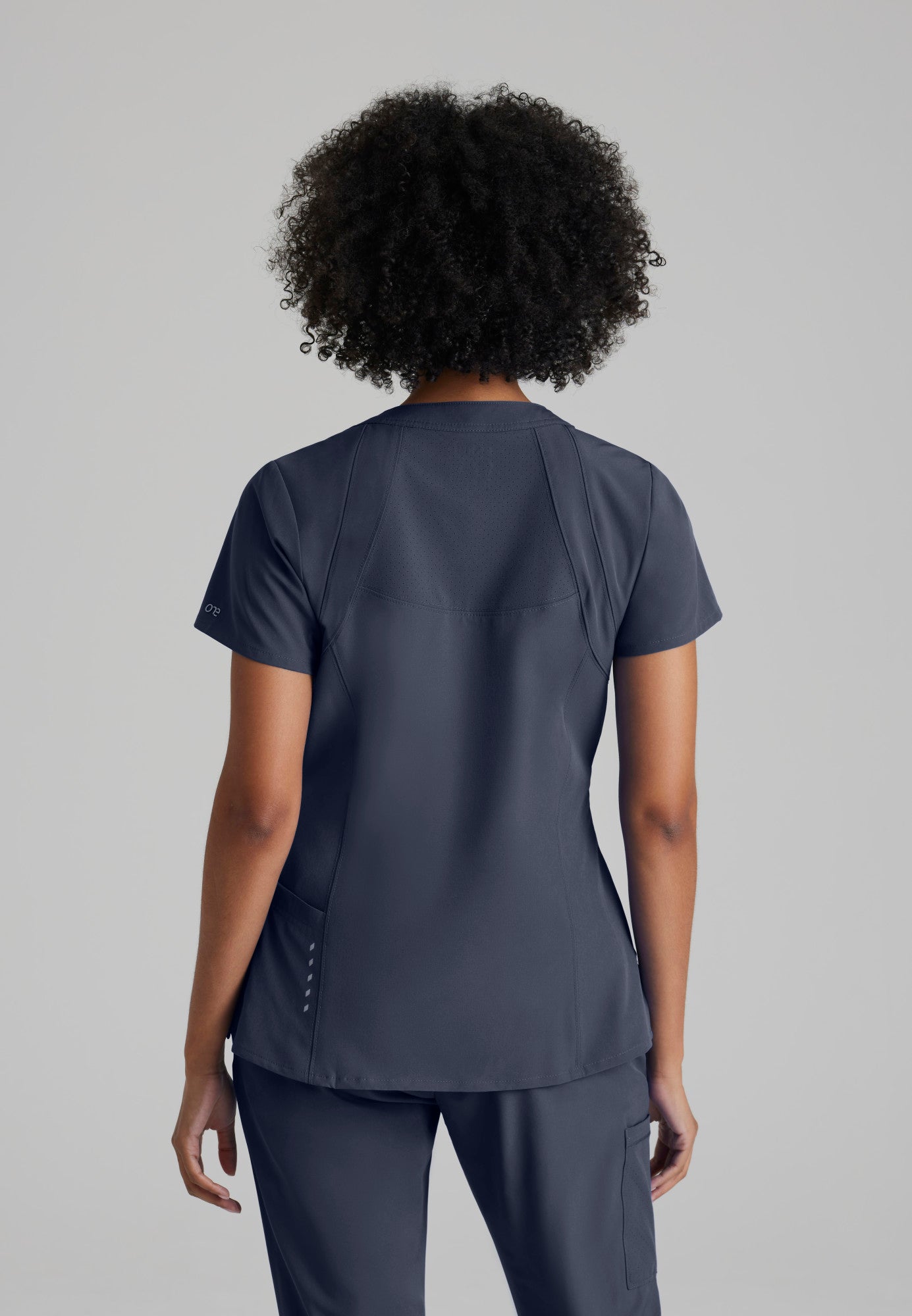 Barco One 5105 Racer 4-Pocket V-Neck Scrub Top