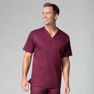 Maevn Mens 5212 Men 3 Pocket V-Neck Top