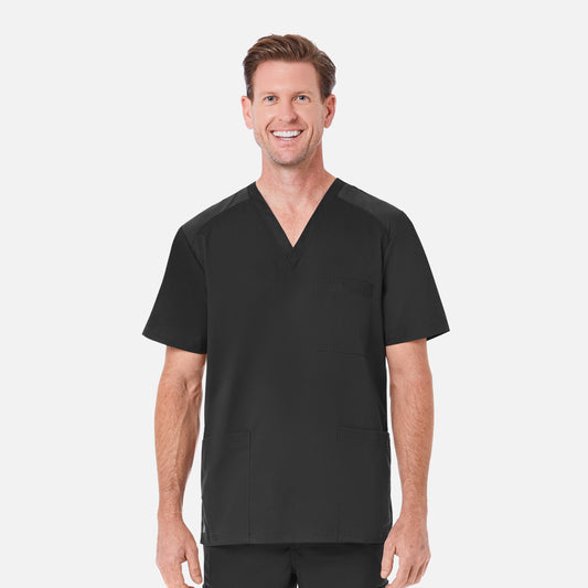 Maevn EON 5308 Men's Mesh Panel 3-Pocket V-Neck Top