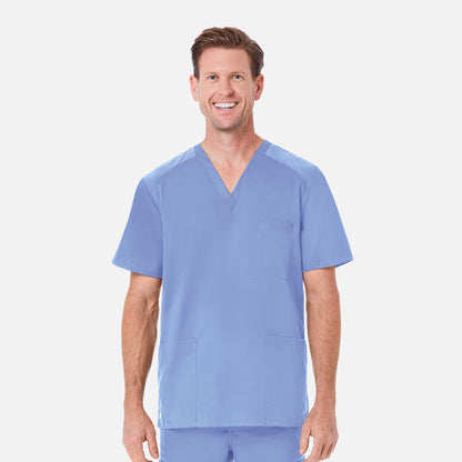 Maevn EON 5308 Men's Mesh Panel 3-Pocket V-Neck Top