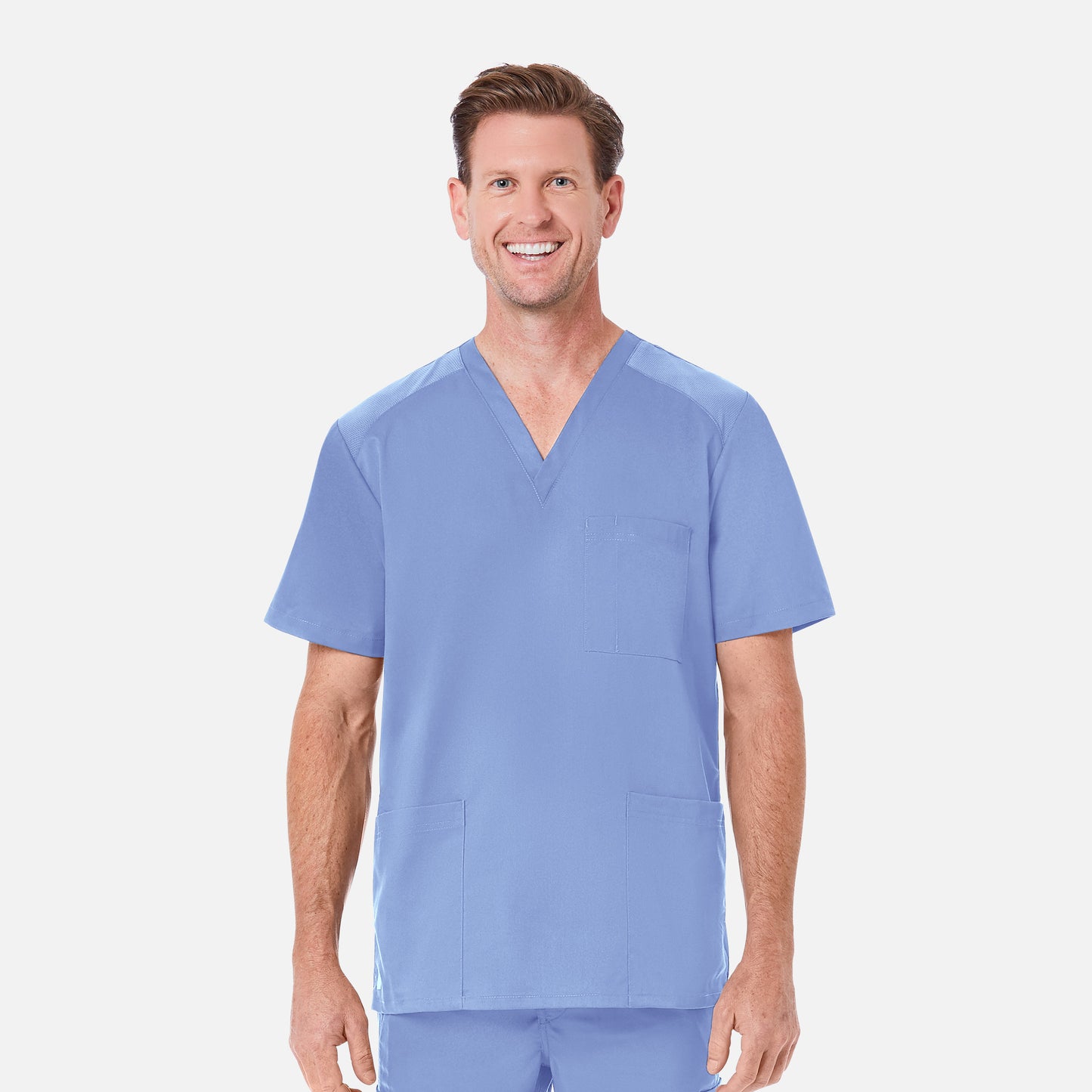 Maevn EON 5308 Men’s Mesh Panel 3-Pocket V-Neck Top