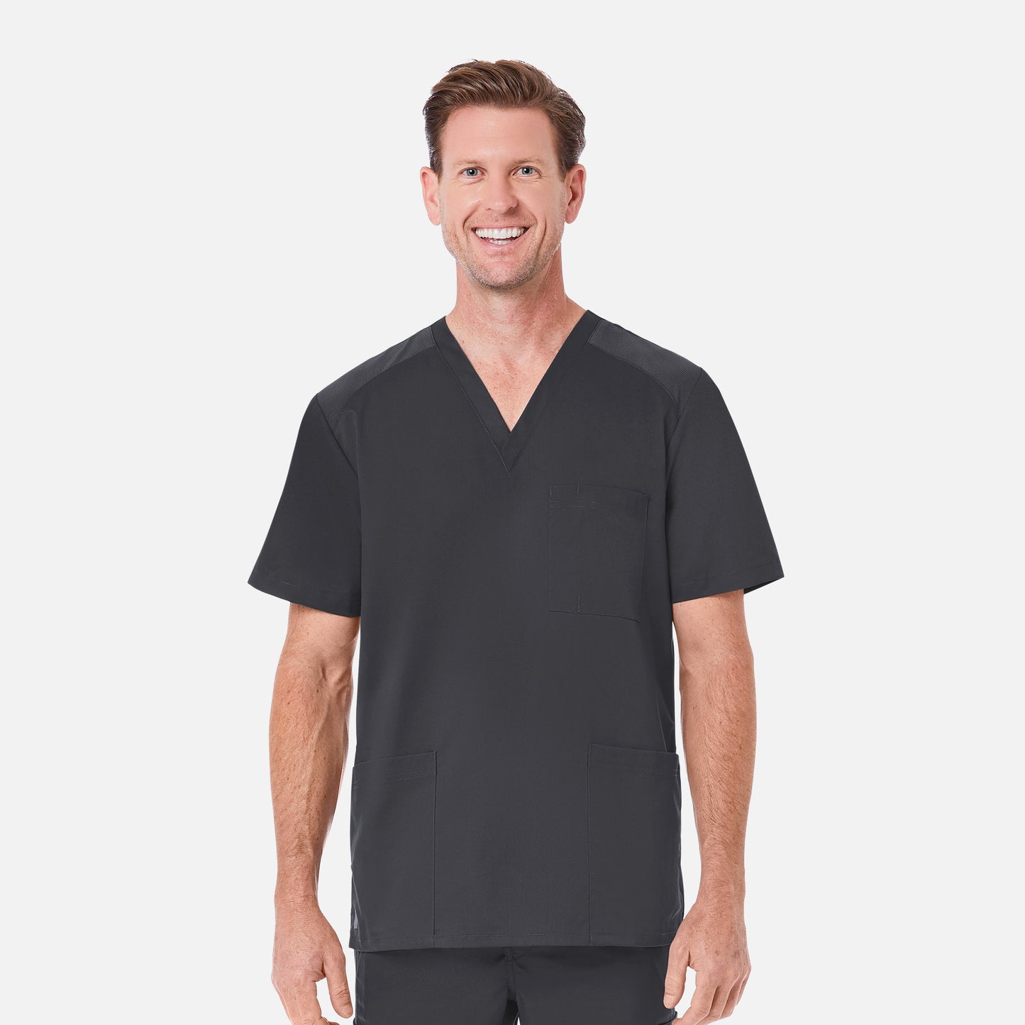 Maevn EON 5308 Men's Mesh Panel 3-Pocket V-Neck Top