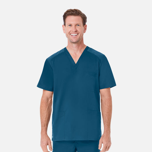 Maevn EON 5308 Men's Mesh Panel 3-Pocket V-Neck Top