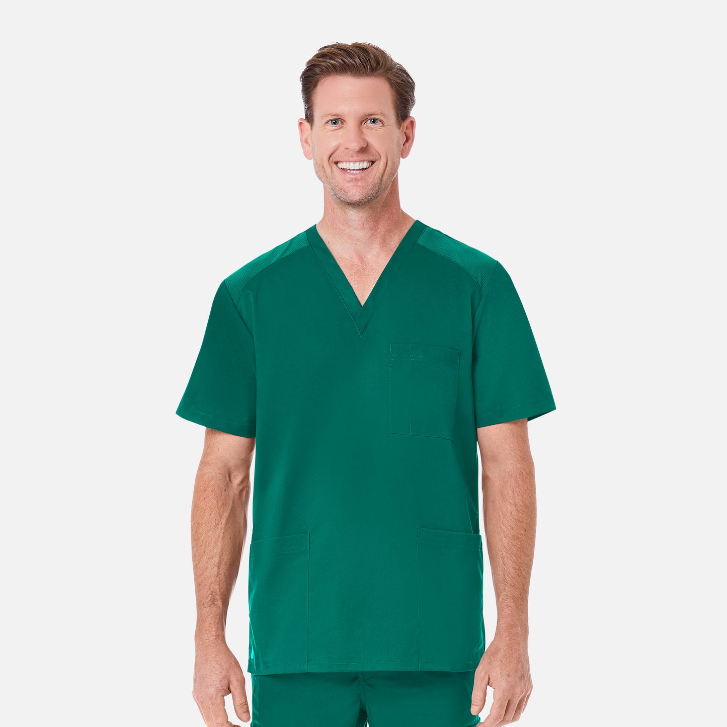 Maevn EON 5308 Men's Mesh Panel 3-Pocket V-Neck Top