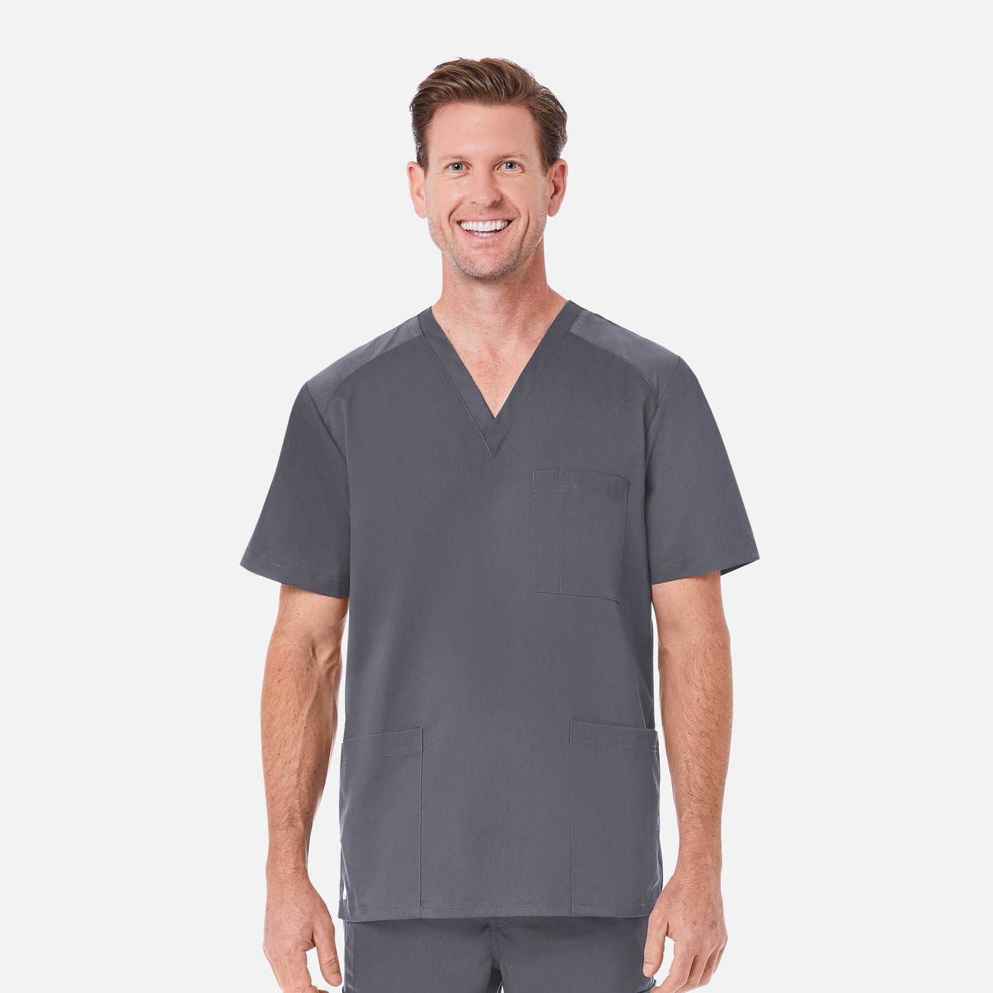 Maevn EON 5308 Men's Mesh Panel 3-Pocket V-Neck Top