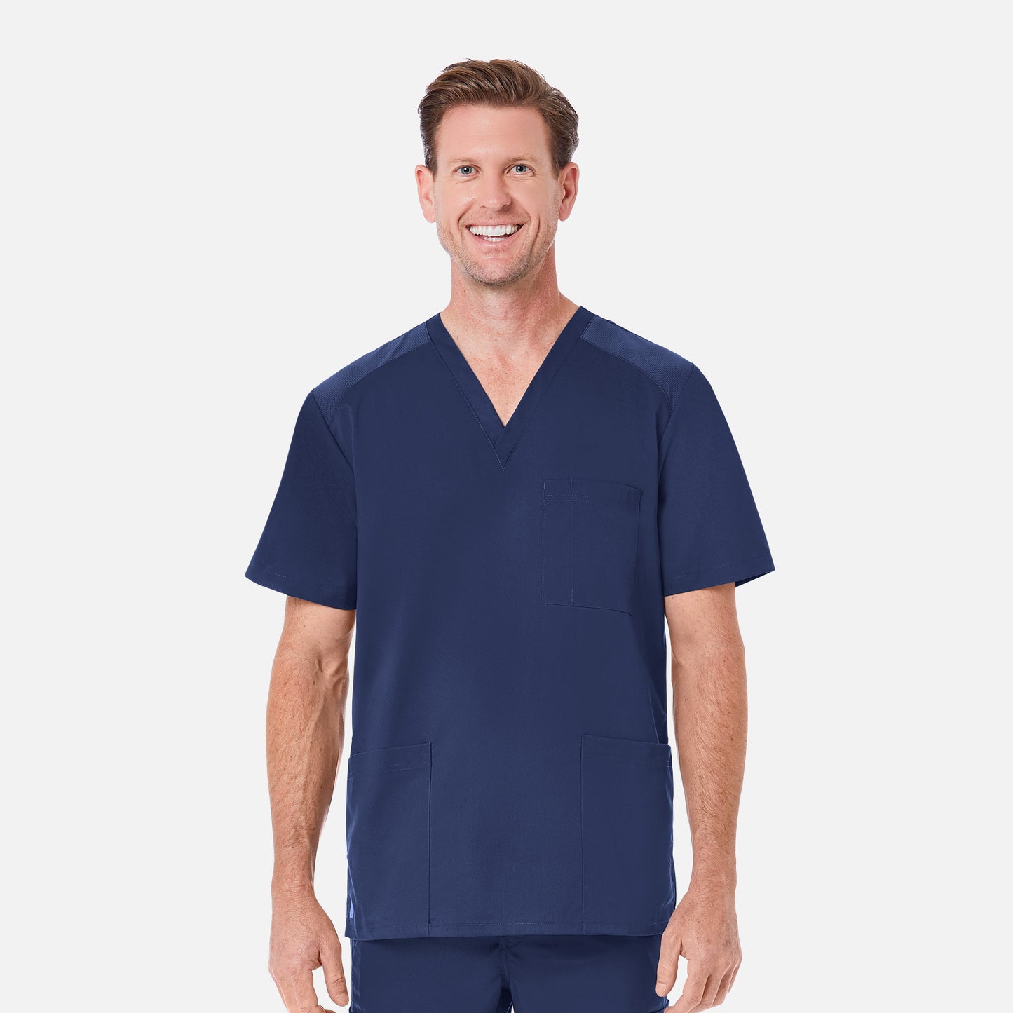 Maevn EON 5308 Men's Mesh Panel 3-Pocket V-Neck Top