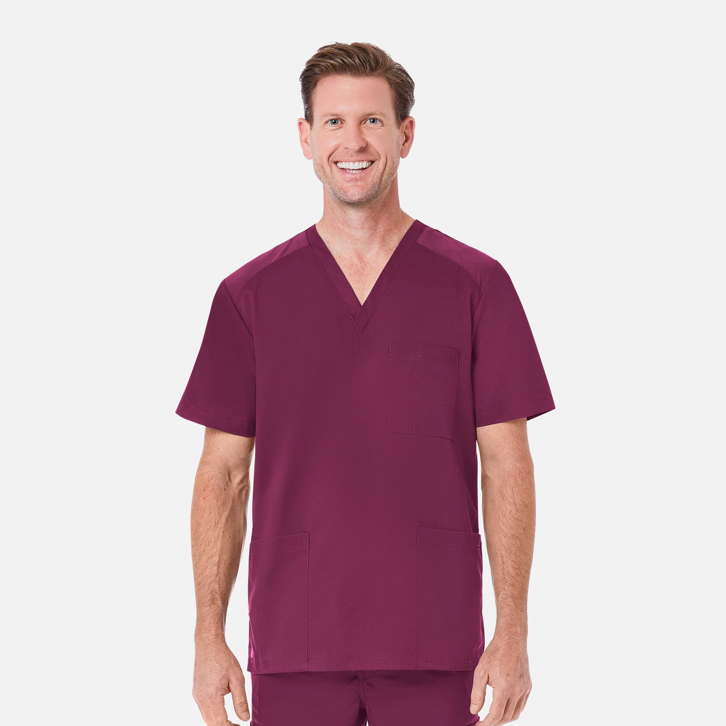 Maevn EON 5308 Men's Mesh Panel 3-Pocket V-Neck Top