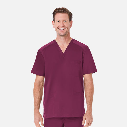Maevn EON 5308 Men's Mesh Panel 3-Pocket V-Neck Top