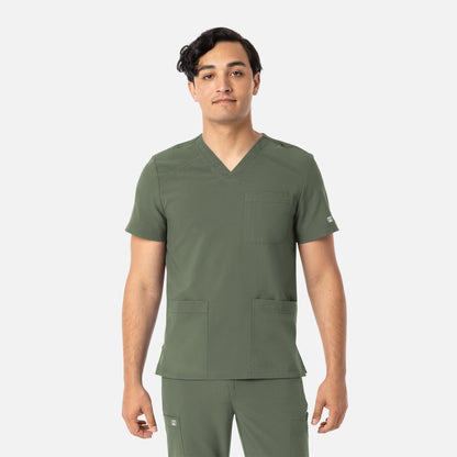 Maevn Matrix Mens 5502 Men’s 3 Pocket V-Neck Top