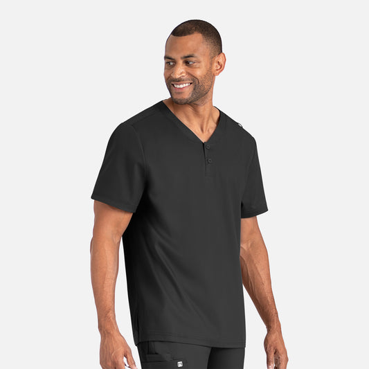 Maevn Matrix Mens 5503 Men's Tuckable Henley Top