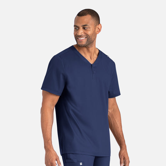 Maevn Matrix Mens 5503 Men's Tuckable Henley Top