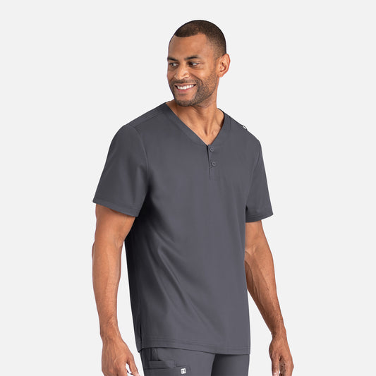 Maevn Matrix Mens 5503 Men's Tuckable Henley Top