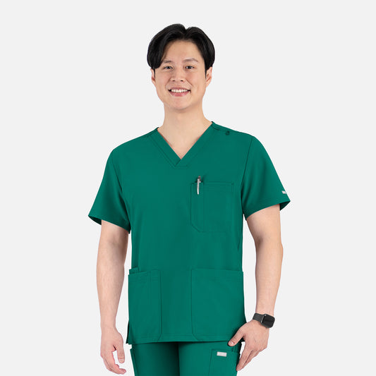Maevn Momentum 5802 Men's 4 Pocket Banded V-Neck Top