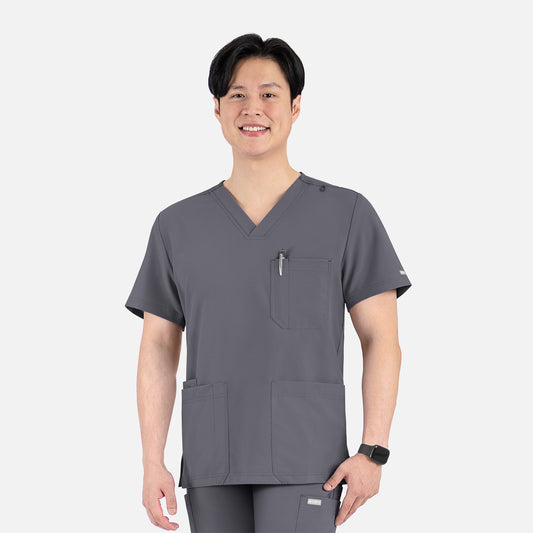 Maevn Momentum 5802 Men's 4 Pocket Banded V-Neck Top
