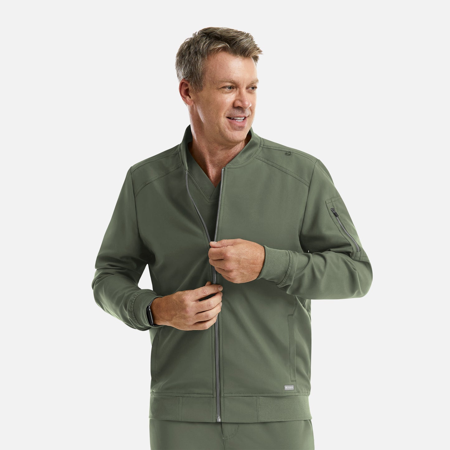 Maevn Momentum 5861 Mens Full Zip Bomber Jacket