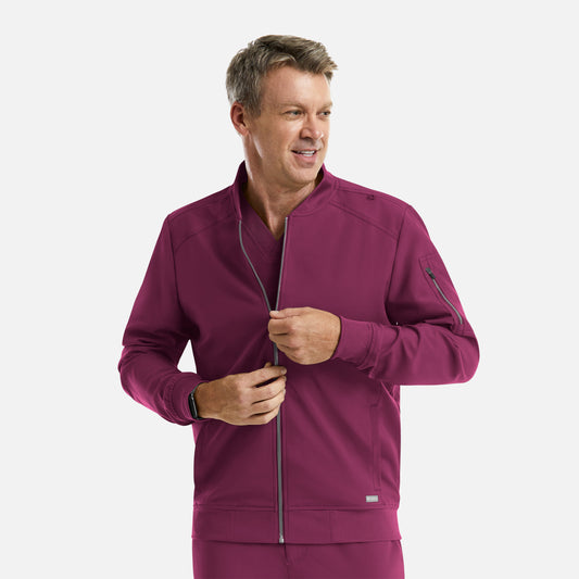 Maevn Momentum 5861 Mens Full Zip Bomber Jacket