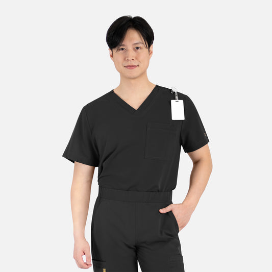 Maevn Matrix Pro Mens 5901 Men's Contrast Piping Tuckable V-Neck Top