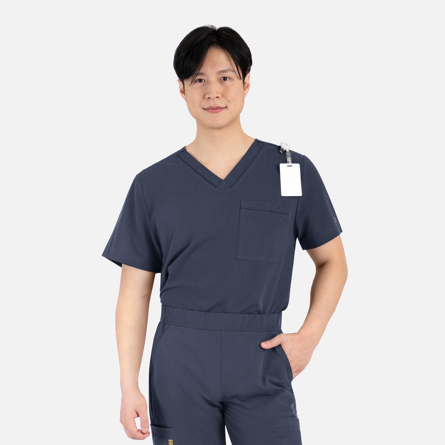Maevn Matrix Pro Mens 5901 Men's Contrast Piping Tuckable V-Neck Top