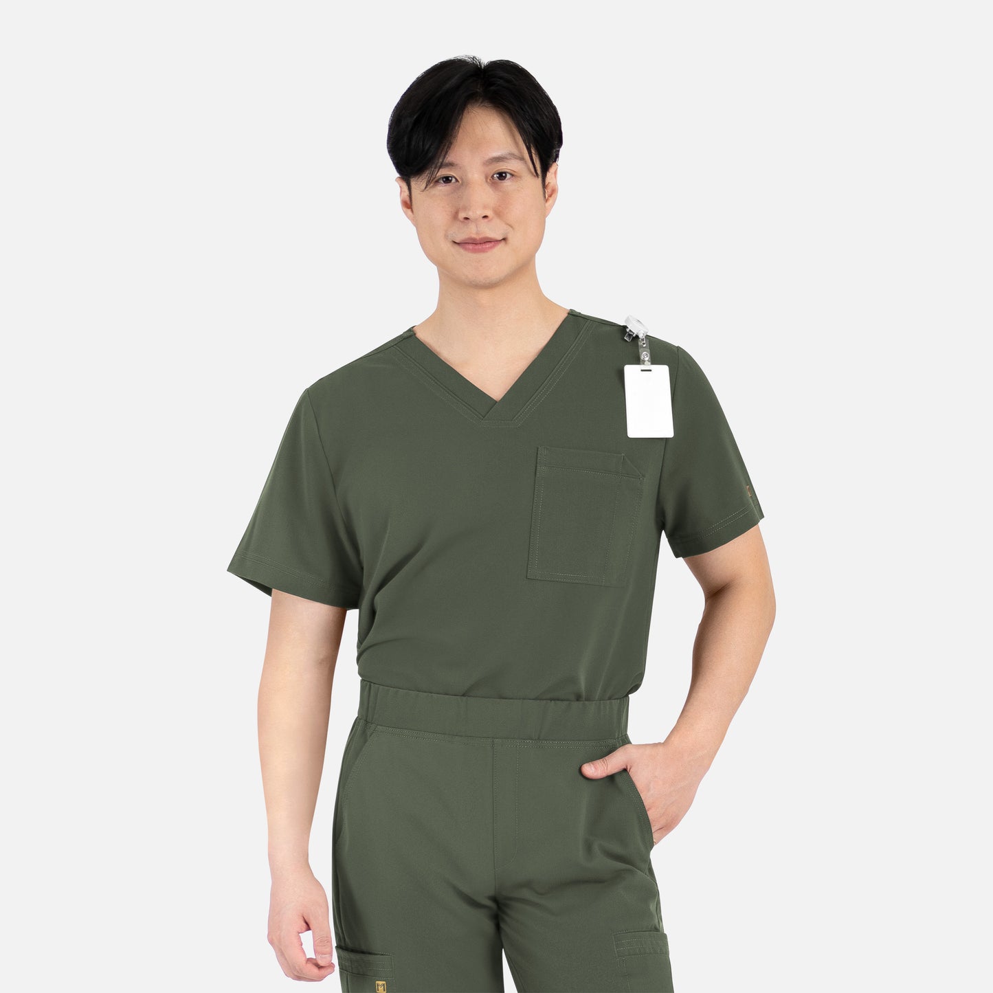 Maevn Matrix Pro Mens 5901 Men's Contrast Piping Tuckable V-Neck Top