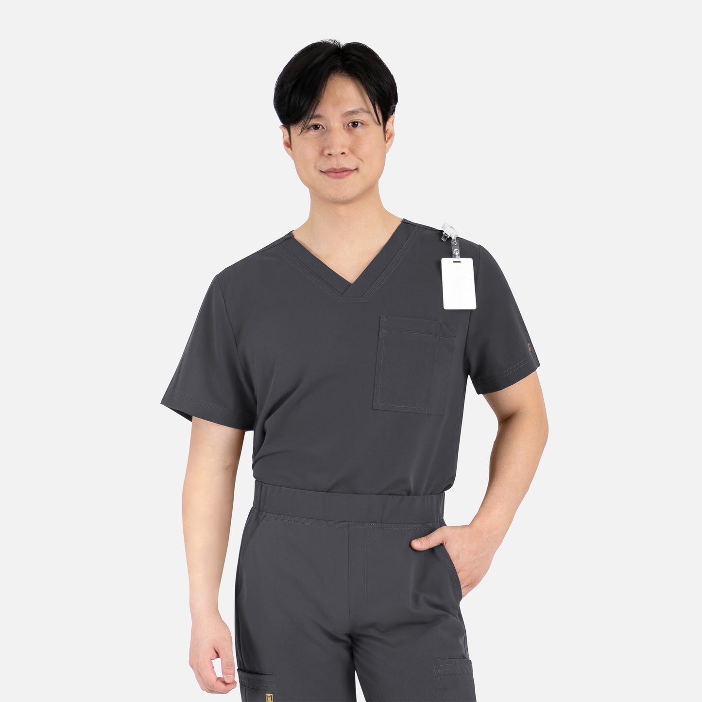 Maevn Matrix Pro Mens 5901 Men's Contrast Piping Tuckable V-Neck Top