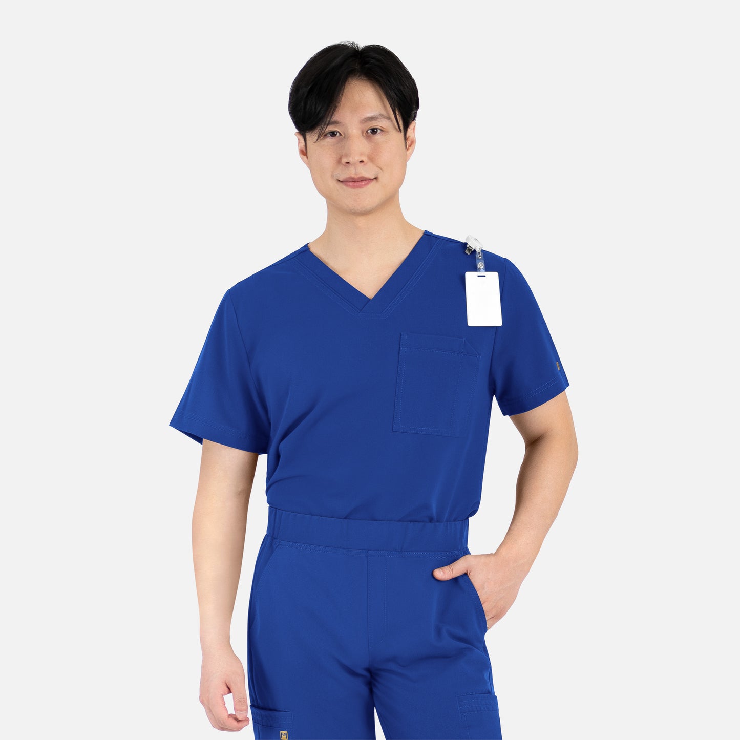 Maevn Matrix Pro Mens 5901 Men's Contrast Piping Tuckable V-Neck Top