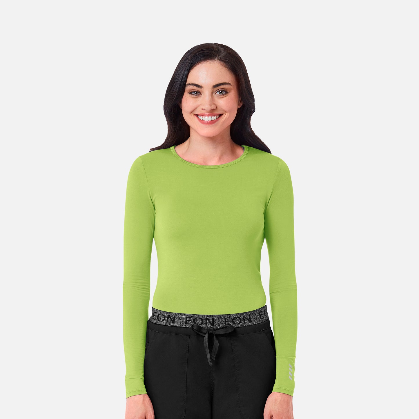 Maevn Knit 6709 COOLMAX Long Sleeve Under Scrub Tee